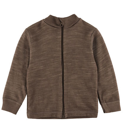 Joha Cardigan - Uld - Mørkebrun