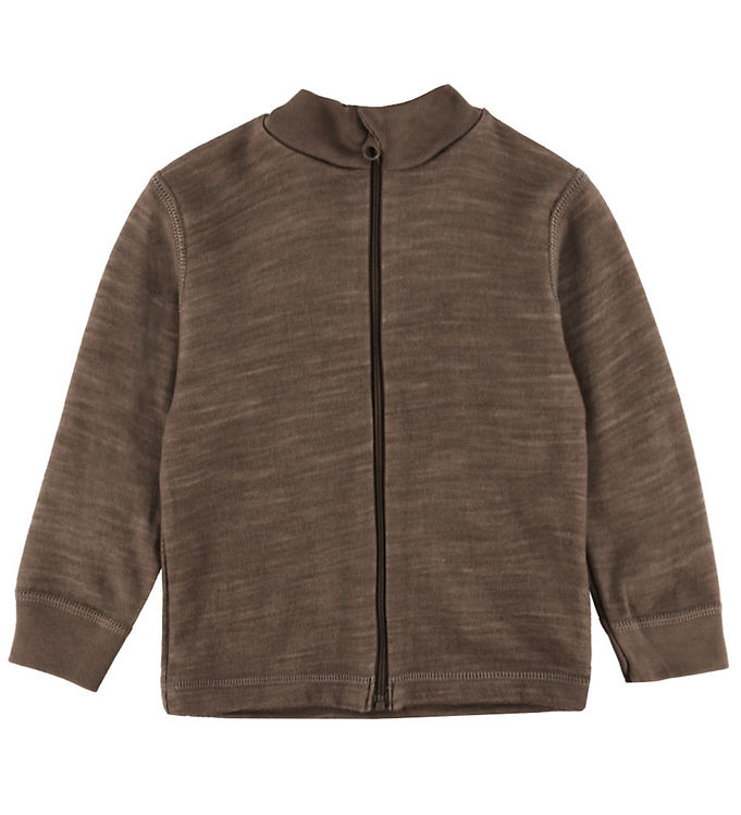 Joha Cardigan - Uld - Mørkebrun