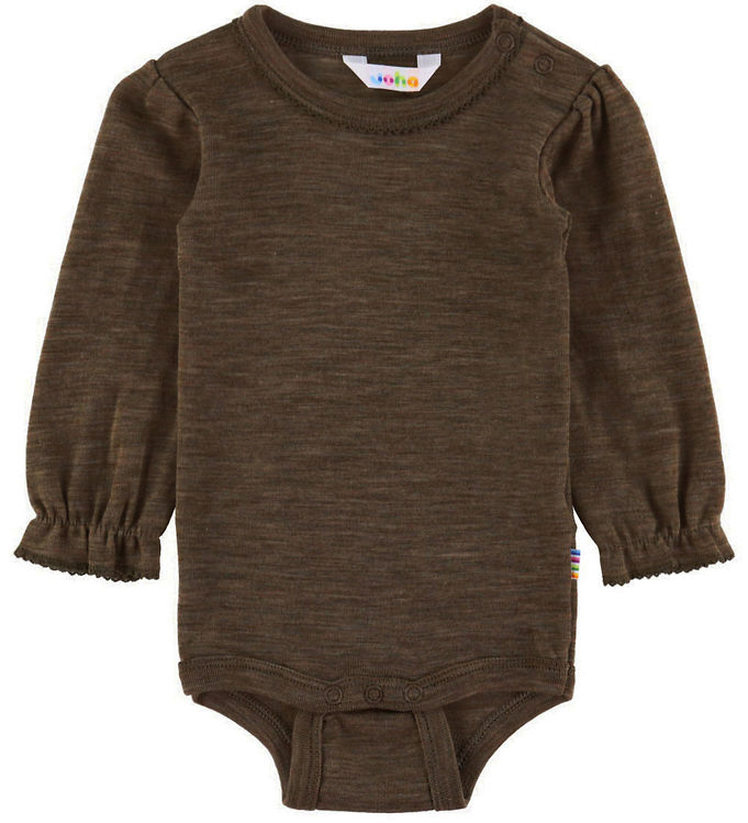 Joha Body l/æ - Uld/Silke - Mørkebrun