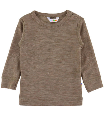 Joha Bluse - Uld/Silke - Brun