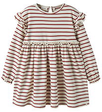 Lil Atelier Jurk - Loose - NmfLimia - Tortelduif/Maple Siroop