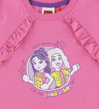 LEGO® Friends T-shirt - LWTuna 601 - Pink m. Print