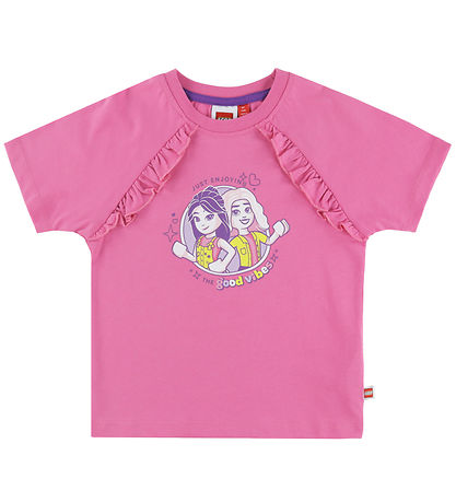 LEGO® Friends T-shirt - LWTuna 601 - Pink m. Print