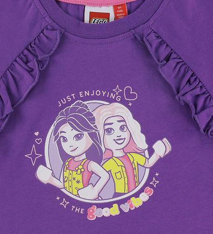 LEGO® Friends T-shirt - LWTuna 601 - Lilla m. Print