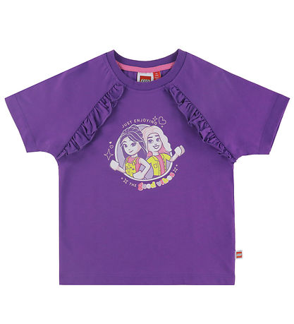 LEGO® Friends T-shirt - LWTuna 601 - Lilla m. Print