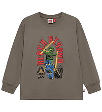 LEGO® Ninjago T-shirt - LWTaj 608 - Brun