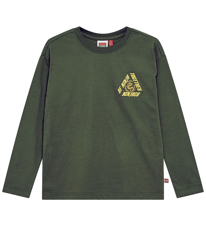 LEGO ® Ninjago Bluse - LWTaj 603 - Armygrøn m. Print