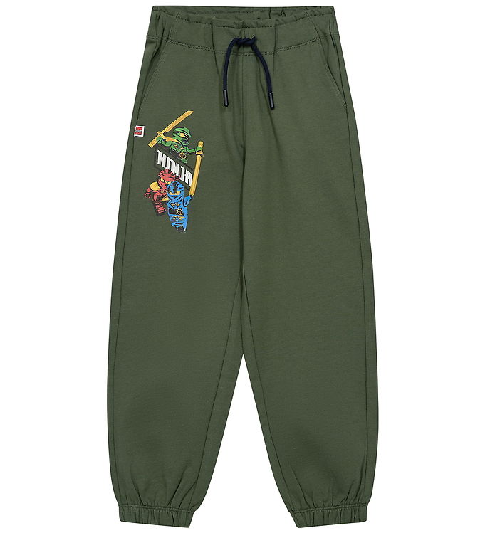 LEGO ® Ninjago Sweatpants - LWPino 601 - Armygrøn m. Print