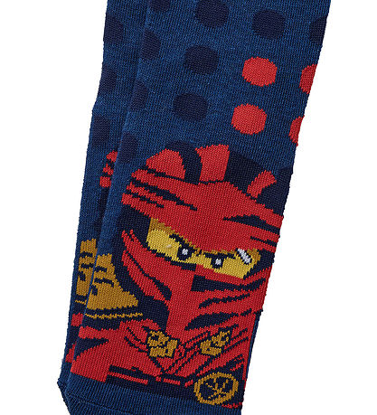 LEGO® Ninjago Strømper - 5-pak - LWAiko 601 - Navy/Grøn/Blå/Rød/