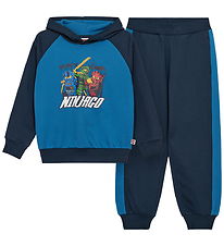 LEGO® Ninjago Sweatsæt m. Hætte - LWSian 605 - Navy