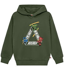 LEGO® Ninjago Hættetrøje - LWSian 603 - Grøn
