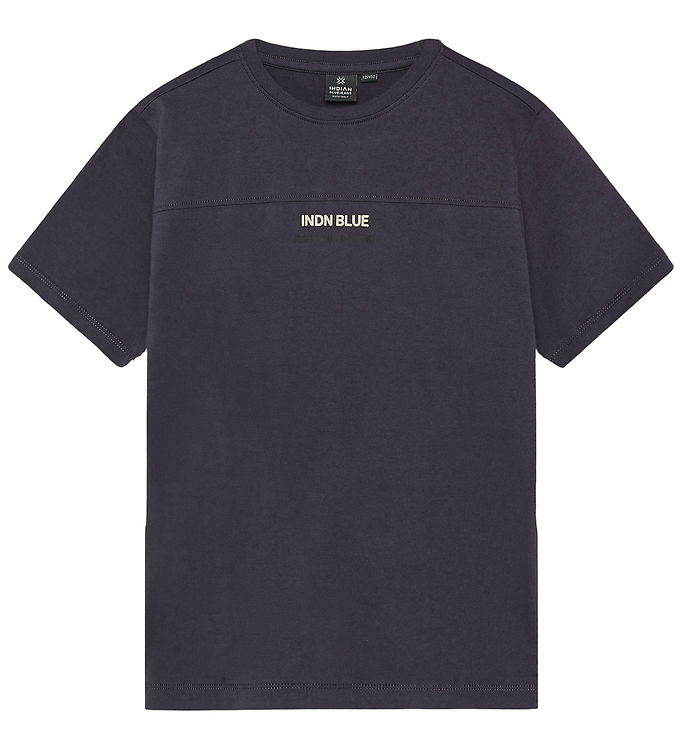 Indian Blue Jeans T-shirt - Loose Fit - Dusty Dark Purple m. Pri