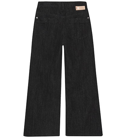 Indian Blue jeans Jeans - Extra Wide Fit - Black Denim m. Glitte