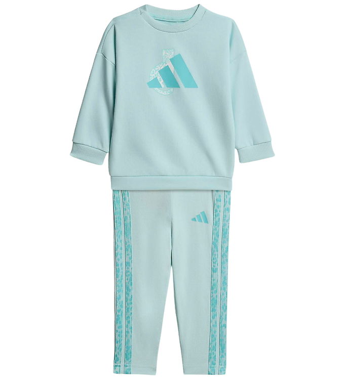 adidas Performance Sæt - Sweatshirt/Leggings - Halo Mint/Multifa