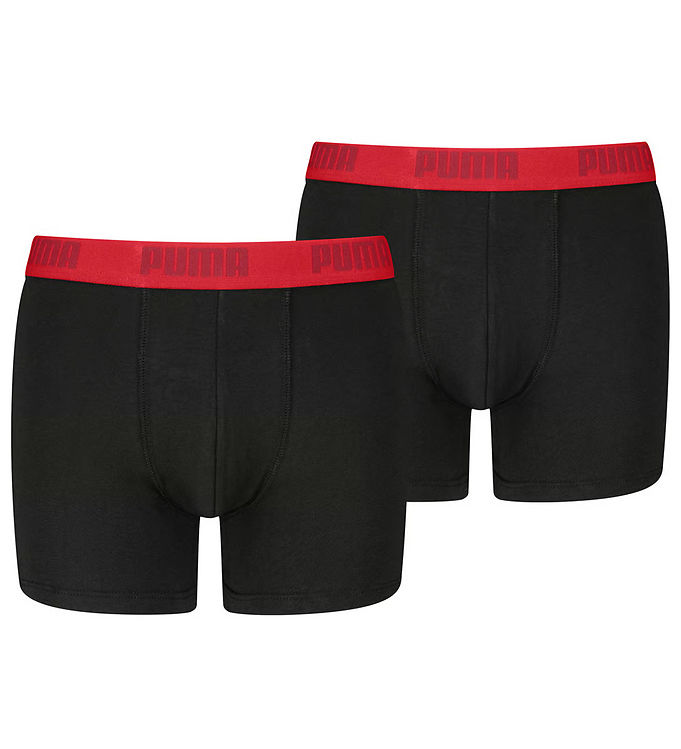 Puma Boxershorts - 2-pak - Rød/Sort