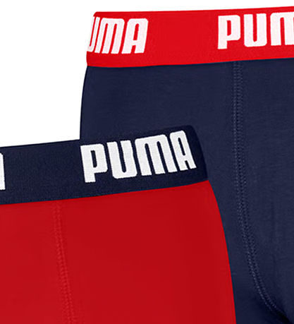 Puma Boxershorts - 2-pak - Rød/Navy