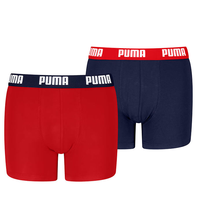 Puma Boxershorts - 2-pak - Rød/Navy