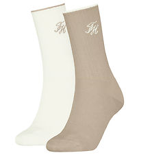 Tommy Hilfiger Strømper - 2-pak - Sand