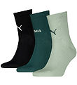 Puma Strømper - 3-pak - Short Crew - Soft Grass/Green/Black