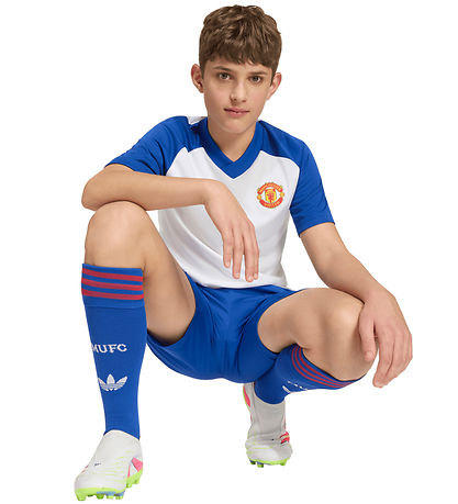 adidas Originals Fodboldtrøje - MUFC A PRESHI Y - White/Royal Bl