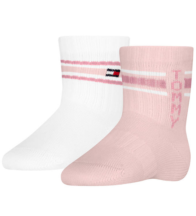 Tommy Hilfiger Strømper - 2-pak - Light Pink