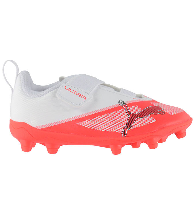 Puma Fotbollsskor - Ultra 7 Play W FG/AG RB Jr - Ultra Röd/Blå