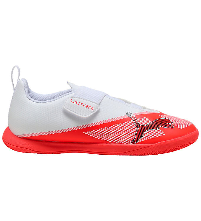 Puma Indendørssko - Ultra 7 Play V IT - Ultra Red/Puma Black/Hvi