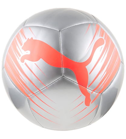 Puma Fodbold - Attacanto Graphic - Puma Silver/Glowing Red