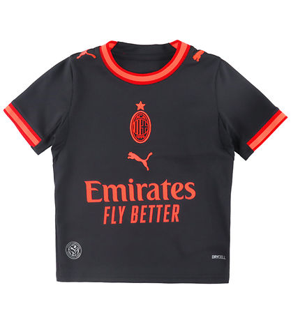 Puma Fodboldtrøje - ACM Third Jersey Replica Jr - Flat Dark Gray
