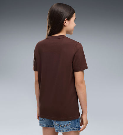 Puma T-shirt - CLS Badge Cat - Chocolate Fondue