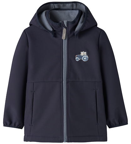 Name It Softshelljakke m. Fleece - NmmMalta - Navy Blazer