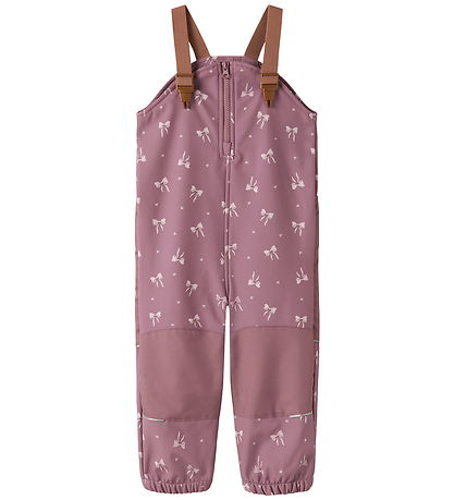 Name It Softshellbukser m. Fleece/Seler - NmfAlfa - Wistful Mauv