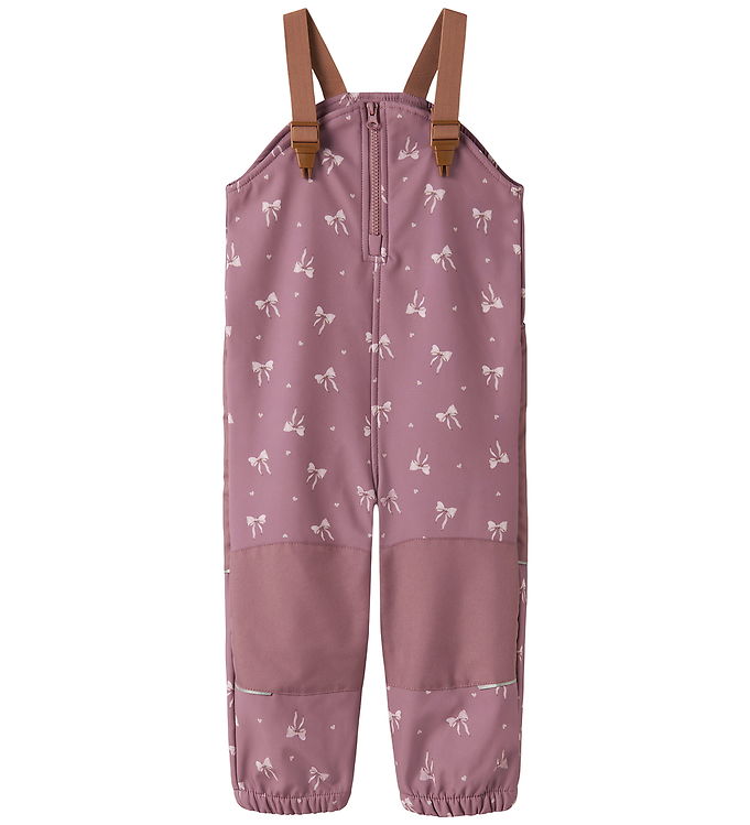 Name It Softshellbukser m. Fleece/Seler - NmfAlfa - Wistful Mauv