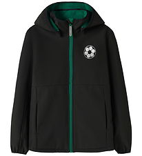 Name It Softshell Jacket w. Fleece - NkmMalta - Black