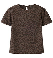 Name It T-Shirt - NmfLinna - Chocolate Brown