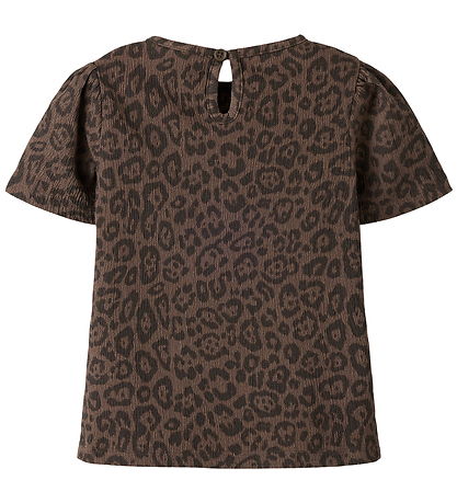Name It T-Shirt - NmfLinna - Chocolate Brown
