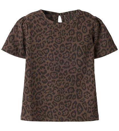 Name It T-Shirt - NmfLinna - Chocolate Brown