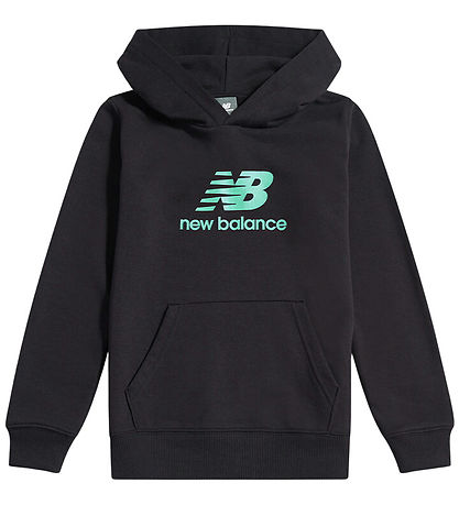 New Balance Sweatsæt - Stacked Logo - Caviar