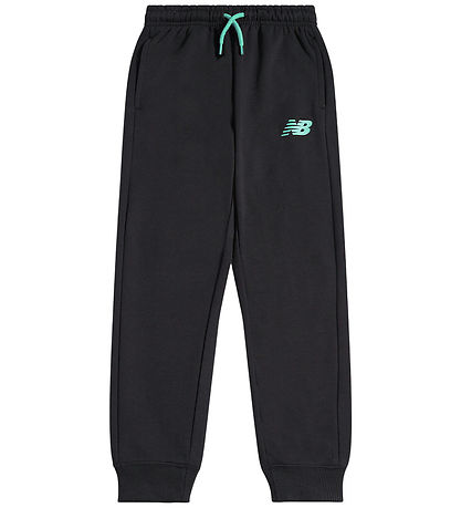 New Balance Sweatsæt - Stacked Logo - Caviar