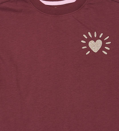 The New T-Shirt - TnVioletta - Burgundy