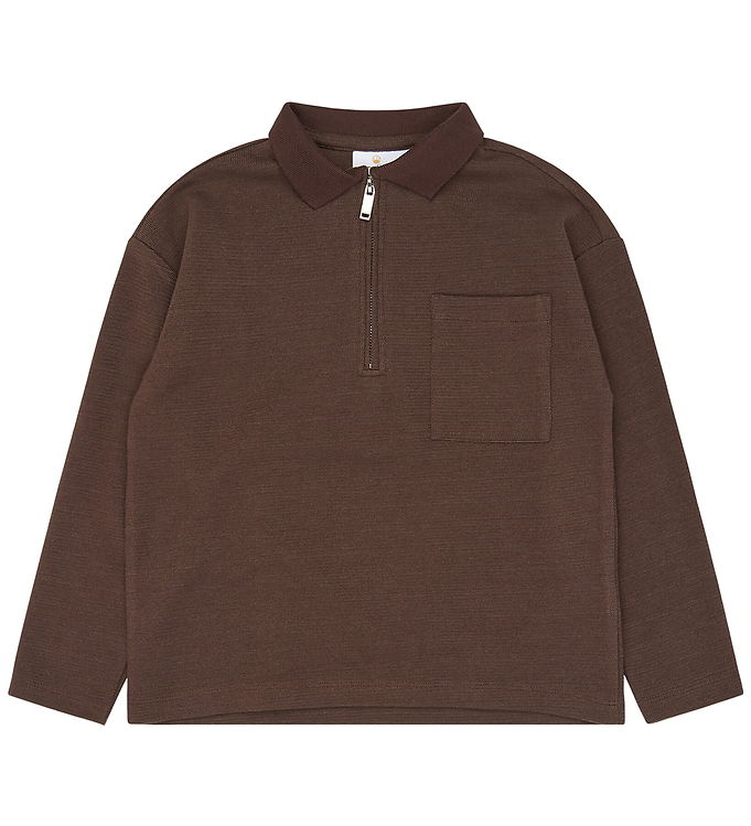 The New Bluse - Polo -TnVarl - Chestnut