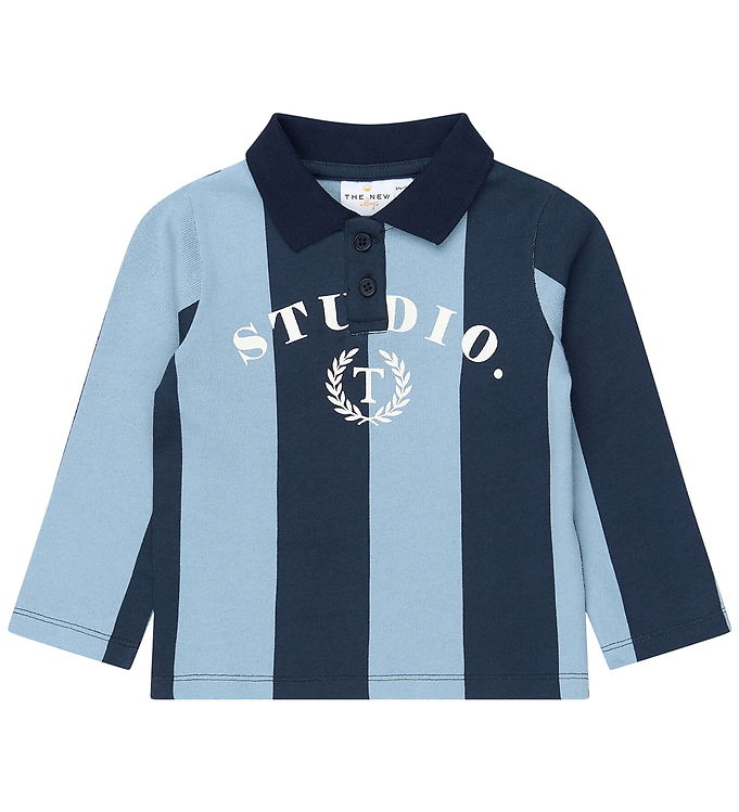 The New Siblings Polo - TnstViro - Navy Blazer Striped