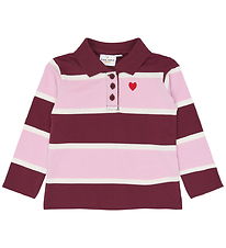 The New Bluse - Polo - TnstVidalia - Burgundy Striped