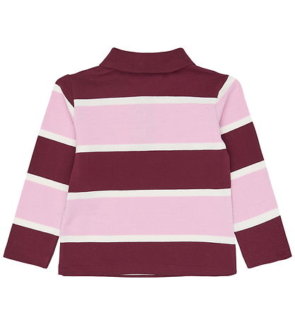 The New Bluse - Polo - TnstVidalia - Burgundy Striped