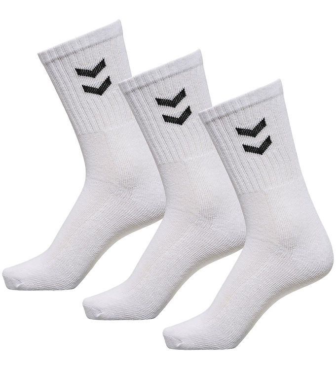 Hummel Strømper - 3-pak - Hvid