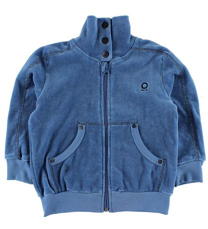 Katvig Velours Cardigan - Lichtblauw m. Rits Katvig Velours Cardigan - Lichtblauw m. Rits