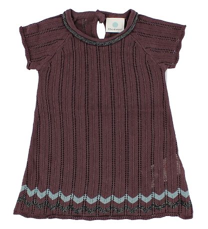 En Fant Strickkleid - Bordeaux En Fant Strickkleid - Bordeaux