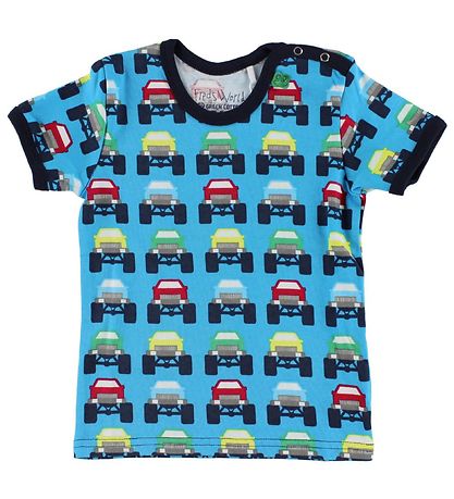 T-Shirt Freds World - Bleu av. Voitures T-Shirt Freds World - Bleu av. Voitures