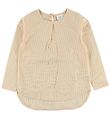 En Fant Dress - Peach w. Gold Stripes En Fant Dress - Peach w. Gold Stripes