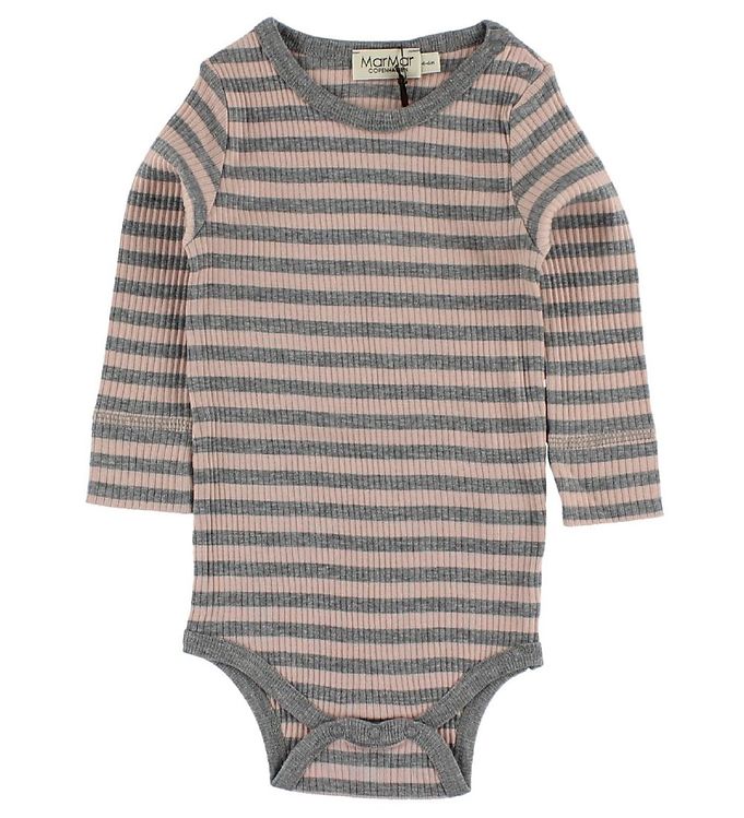 Marmar Rose/grey Melange Body Modal Stripes - Str. 9m 74cm